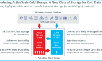 The Future of Cold Storage is Here – Introducing ActiveScale Cold Storage and Quantum Object Storage Services