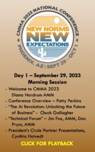 A flyer for the new norms new expectations conference.