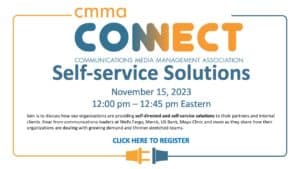 Cmma connect - self-service solutions.